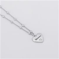 Collana Mabina Donna Collana In Argento E Zirconi in Argento Zircone 553406 - 553406